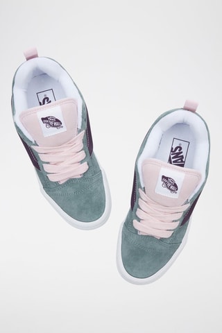 Baskets en cuir Knu Stack - Vert foncé