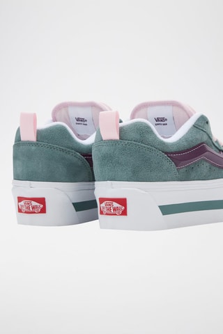 Baskets en cuir Knu Stack - Vert foncé