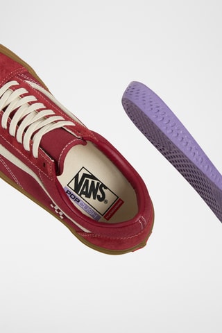Chaussures de skateboard Old Skool - Rouge