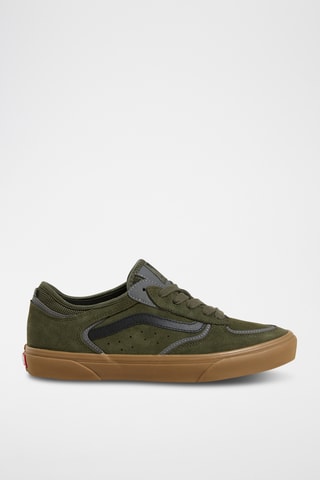 Chaussures de skateboard en nubuck Rowley - Vert foncé