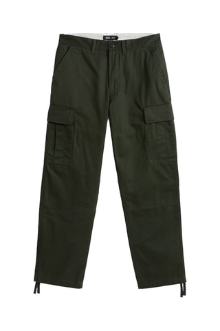 Pantalon cargo Loose - Vert foncé