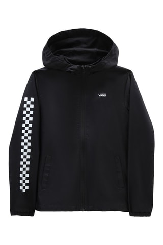 Coupe-vent à capuche imperméable Garnett - Noir