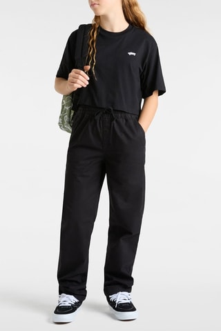 Crop top relaxed Salton - Noir