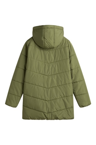 Doudoune longue à capuche MTE Foundry - Kaki