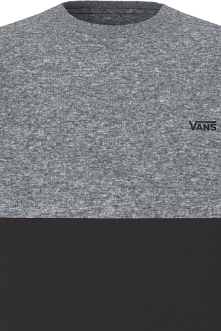 T-shirt Colorblock - Gris foncé chiné et noir