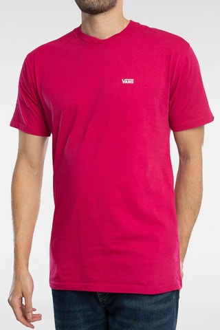 T-shirt Left Chest Logo - Fuchsia