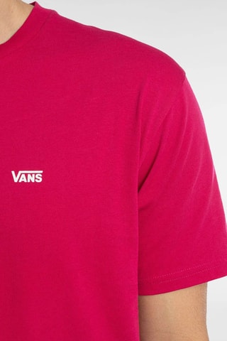 T-shirt Left Chest Logo - Fuchsia