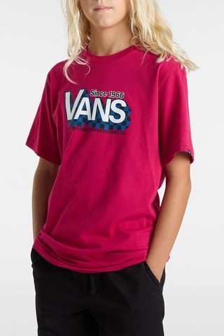 T-shirt Checker Drop - Fuchsia