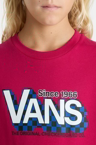 T-shirt Checker Drop - Fuchsia