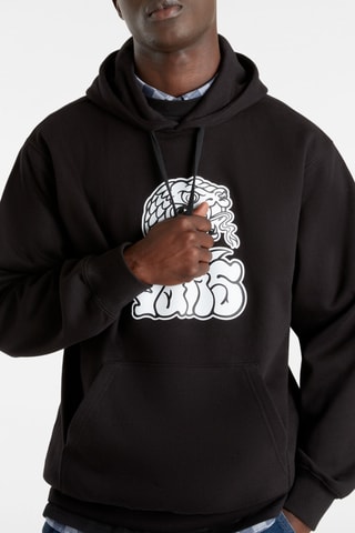 Sweat polaire à capuche- Noir