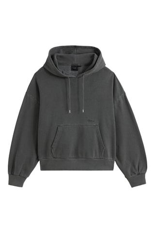 Sweat à capuche polaire - Gris foncé