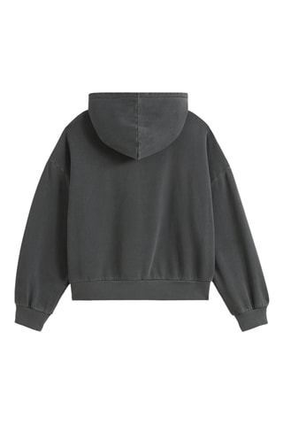 Sweat à capuche polaire - Gris foncé