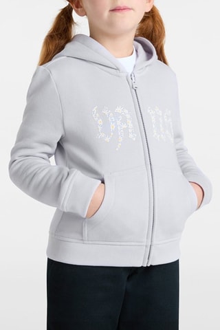 Sweat à capuche Daisy - Gris clair chiné