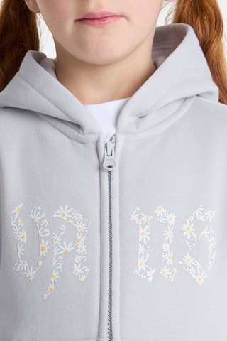 Sweat à capuche Daisy - Gris clair chiné