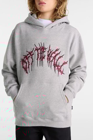 Sweat à capuche Metal Arch - Gris clair chiné