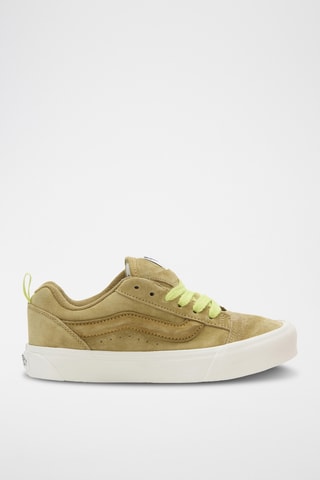 Baskets en nubuck Golden Hour - Beige et vert clair