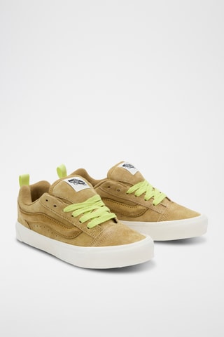 Baskets en nubuck Golden Hour - Beige et vert clair