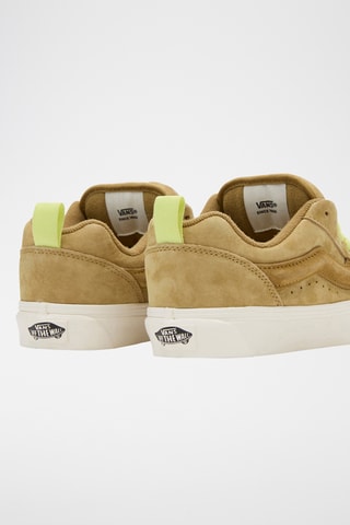 Baskets en nubuck Golden Hour - Beige et vert clair