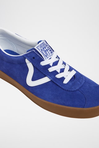 Baskets en cuir Sport Low - Bleu marine