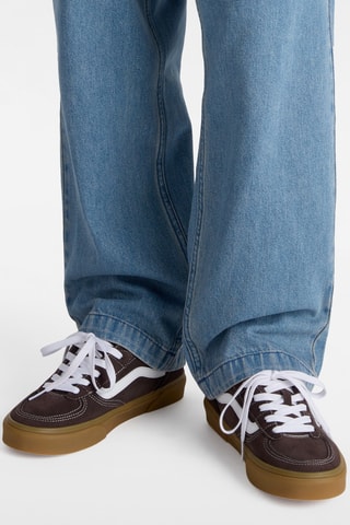 Baskets en cuir UA Rowley Classic - Marron foncé