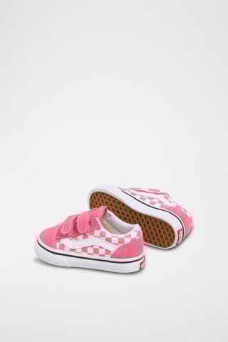 Baskets en cuir Old Skool - Rose et blanc