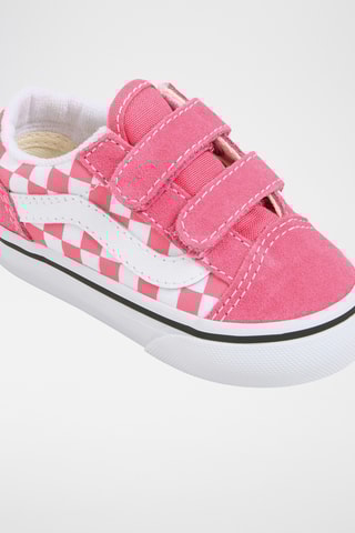 Baskets en cuir Old Skool - Rose et blanc