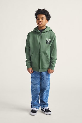 Sweat à capuche Metal Wall - Vert olive