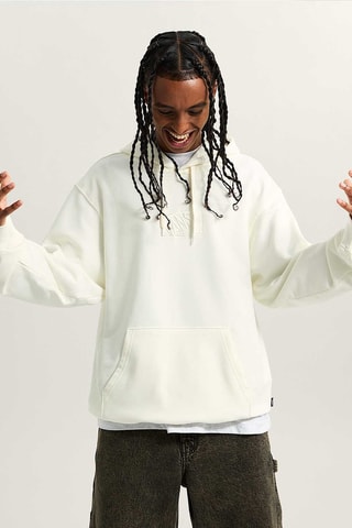 Sweat à capuche Blocked Box - Blanc