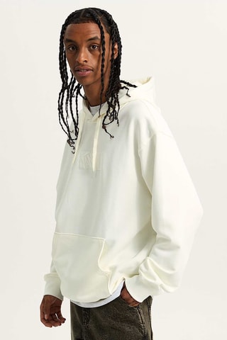 Sweat à capuche Blocked Box - Blanc