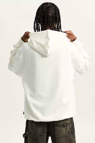 Sweat à capuche Blocked Box - Blanc