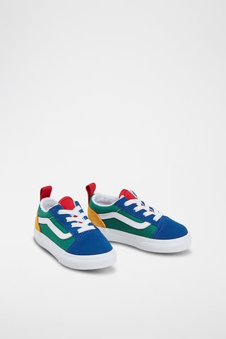 Baskets en cuir Old Skool - Bleu cobalt