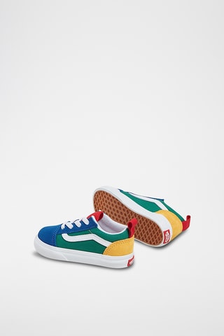 Baskets en cuir Old Skool - Bleu cobalt