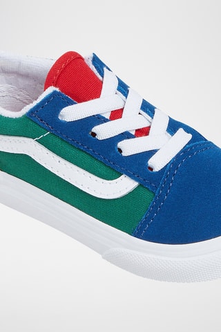 Baskets en cuir Old Skool - Bleu cobalt