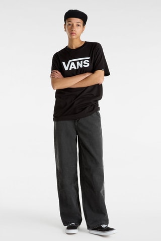 T-shirt Drop V SS Crew-B - Noir