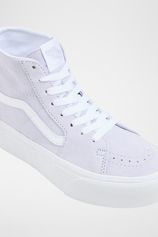 Baskets montantes plateformes en nubuck SK8-Hi Tapered Stackform - Ciel