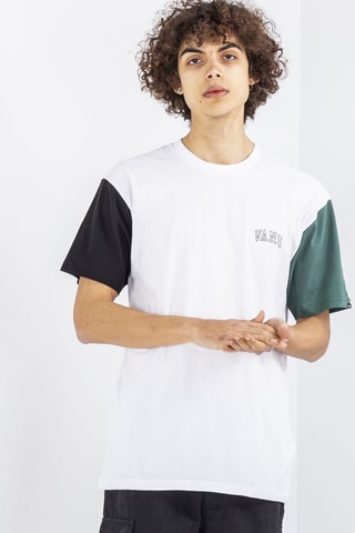 T-shirt Colorblock Varsity - Blanc