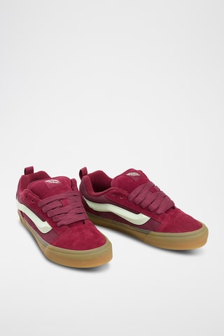 Baskets en nubuck Knu Skool - Rouge
