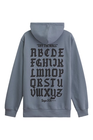 Sweat à capuche Style 001 - Noir et bleu cobalt