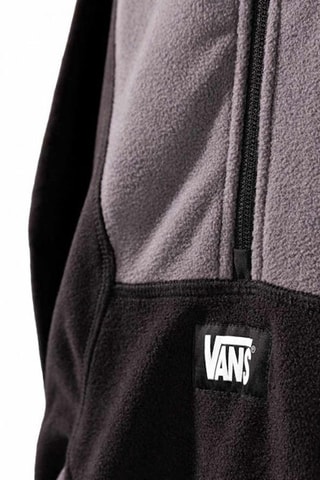 Sweat polaire à capuche MTE Warrens - Noir et gris clair