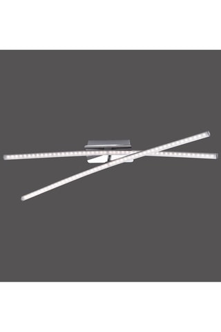 Ledplafondlamp Simon Zilverkleurig