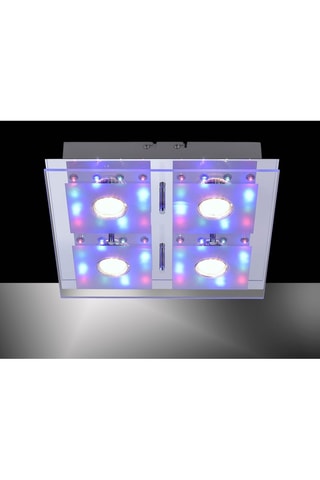 Ledplafondlamp Stefan Zilverkleurig