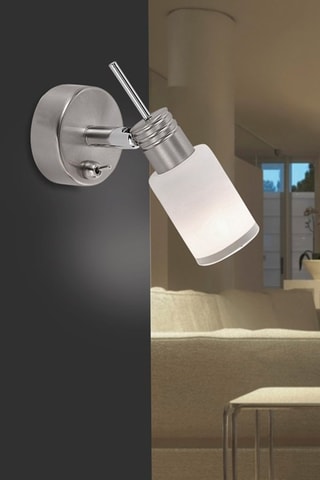 Wandlamp Paka Zilverkleurig