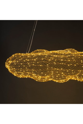 Ledhanglamp Goudkleurig