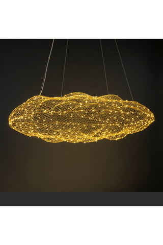 Ledhanglamp Goudkleurig