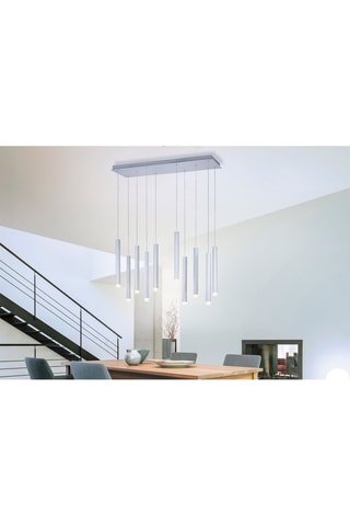 Ledhanglamp Zilverkleurig