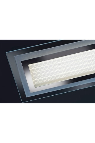 Ledplafondlamp Foil Transparant en Zilverkleurig