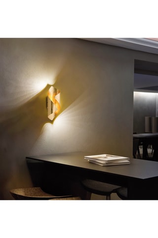 Ledwandlamp Nevis Goudkleurig