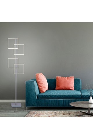 Ledstaanlamp Inigo Zilverkleurig