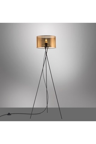 Staanlamp Tremella Amberkleurig