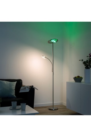Ledstaanlamp Ls-Rocco Zilverkleurig